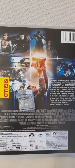 DVD Transformers Originale Paramount 2015