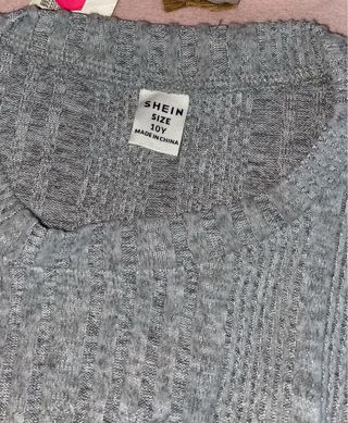 Vestido de invierno gris