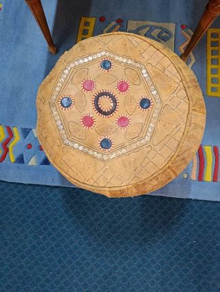 Puf o poggiapiedi in stile marocchino