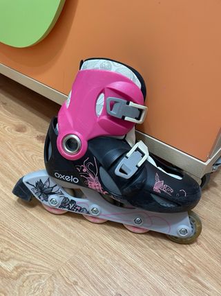 Patines Oxelo Rosas Talla 36 Ajustable