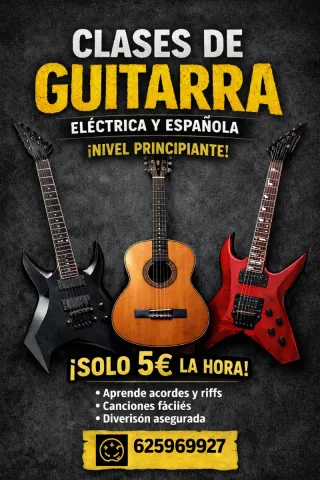 Profesor principiante guitarra
