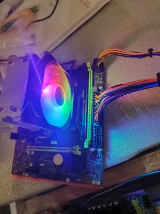 Placa Mãe X99 com Cooler e  Xeon2680