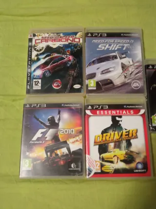 Lote 5 Juegos PS3 Carreras
