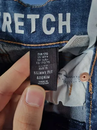 Pantalón vaquero mujer azul