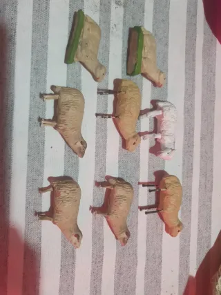 Figuras Belén Terracota Ovejas