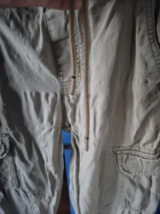 Pantalón Cargo Hombre Beige