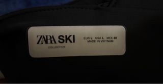 Pantalones de esquí negros con tirantes