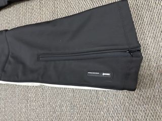 Pantalones de esquí negros con tirantes