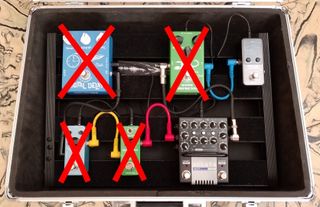 Estuche + pedalboard (pedales guitarra/bajo)