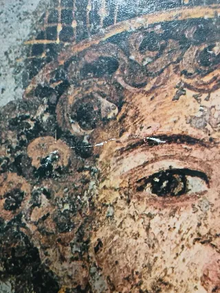 Cuadro Vintage "Safo de Pompeya" - Museo Arqueológ