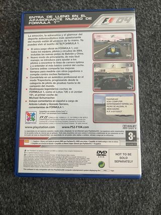 F1 04 Formula 1 PlayStation 2