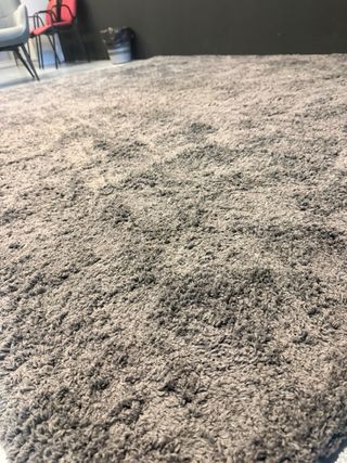 Alfombra pelo largo 200x290 gris