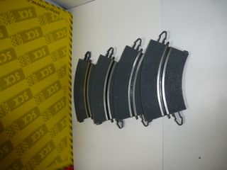 Scalextric Pista Gris 4 CURVAS INTERIORES 1 CARRIL