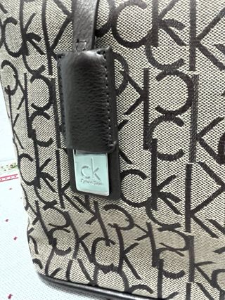 Bolso Calvin Klein Beige y Marrón