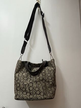 Bolso Calvin Klein Beige y Marrón