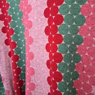 Vestido lylu estampado círculos .