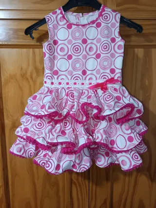 Vestido flamenca niña T. 3-6 años