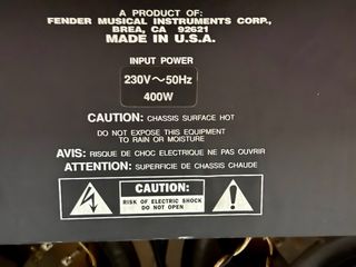 Fender Ultra Chorus Amplificador Guitarra