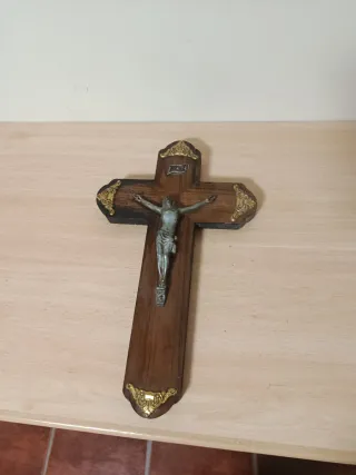 Cristo Crucificado Madera Dorado