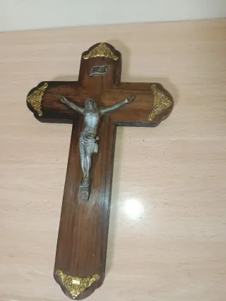 Cristo Crucificado Madera Dorado