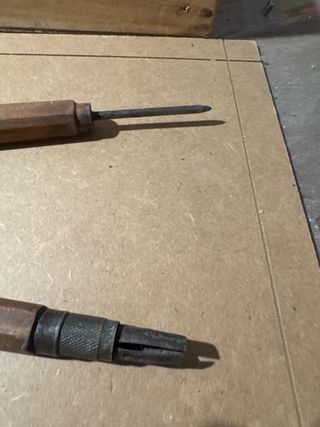 Compasso in legno vintage anni '50