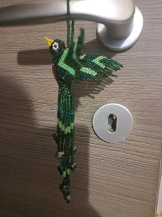 Colibrì perline vetro fatto  a mano