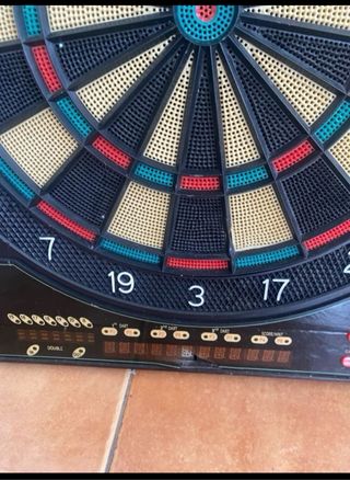 Diana electrónica con soporte