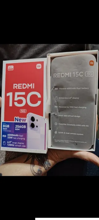 Xiaomi Redmi 15C 256GB Negro