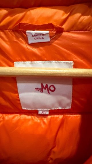 Abrigo My Mo Mujer Talla XS Naranja