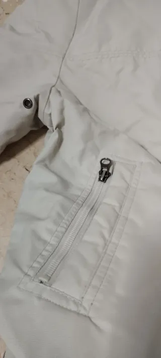 Cazadora Hombre Beige blanco roto