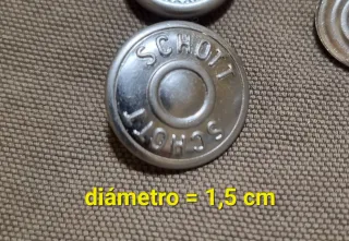 Remache macho-hembra para cazadoras Schott