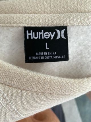 Sudadera Hurley Beige