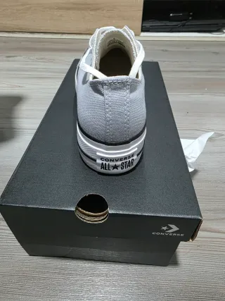 Converse Plataforma Grises Talla 38