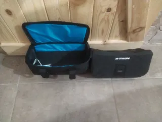 2 Portaequipaje Btwin para manillar