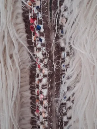 Chaqueta pelo Zara beige