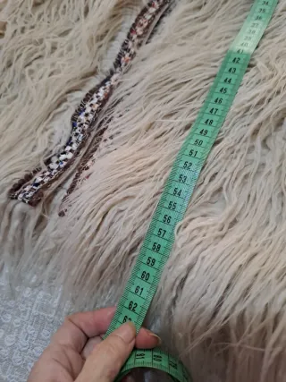 Chaqueta pelo Zara beige