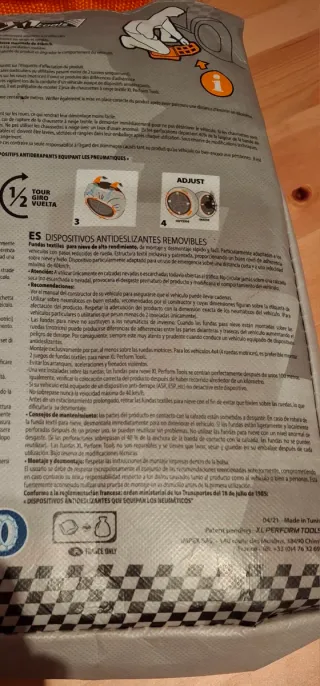 Fundas Nieve Textiles XL Tools TX 3