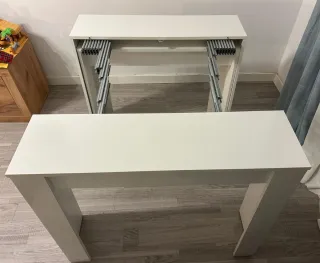 Mesa Comedor Extensible Blanca