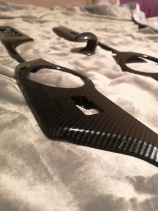 Molduras Fibra Carbono Elevalunas Toyota CHR