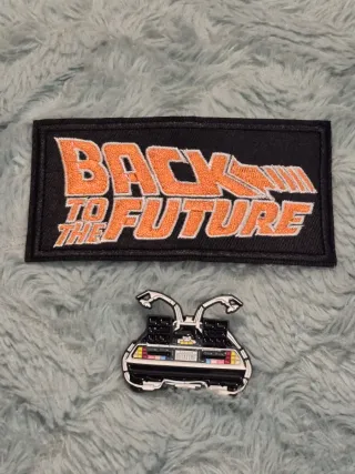 Patch Back To The Future DeLorean Pin Pack