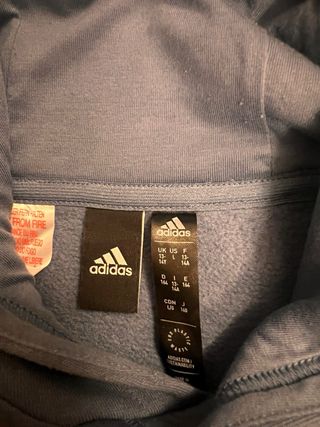 Sudadera Adidas Niño Talla L Azul