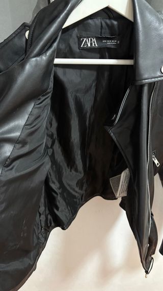 Chaqueta Biker Zara Negra