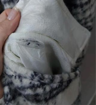 Abrigo Zara cuadros lana