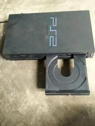 Consola Playstation 2 Negra no negociable