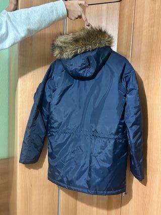 Abrigo azul Lee Talla S – largo y muy abrigado