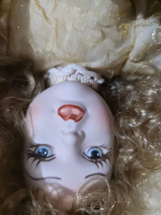 Bambola Capodimonte in ceramica vintage