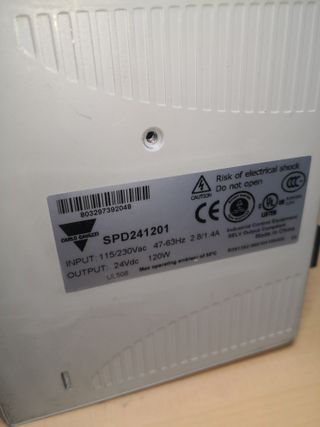 Fonte Alimentação Industrial 24V 5A SPD24120