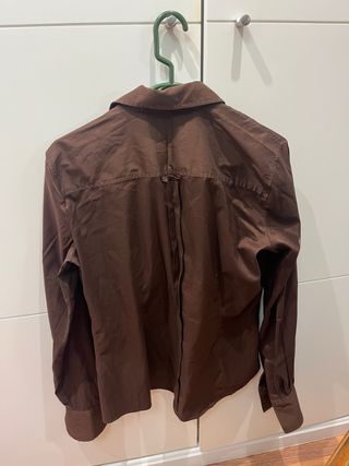 Camisa Zara Marrón Talla XL