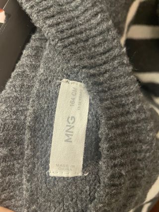 Jersey de rayas gris y blanco