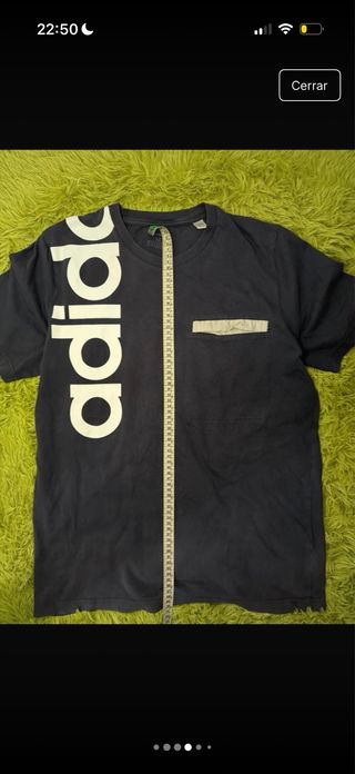 Camiseta Adidas Logo Grande Negra